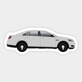 Grey Taurus Sticker